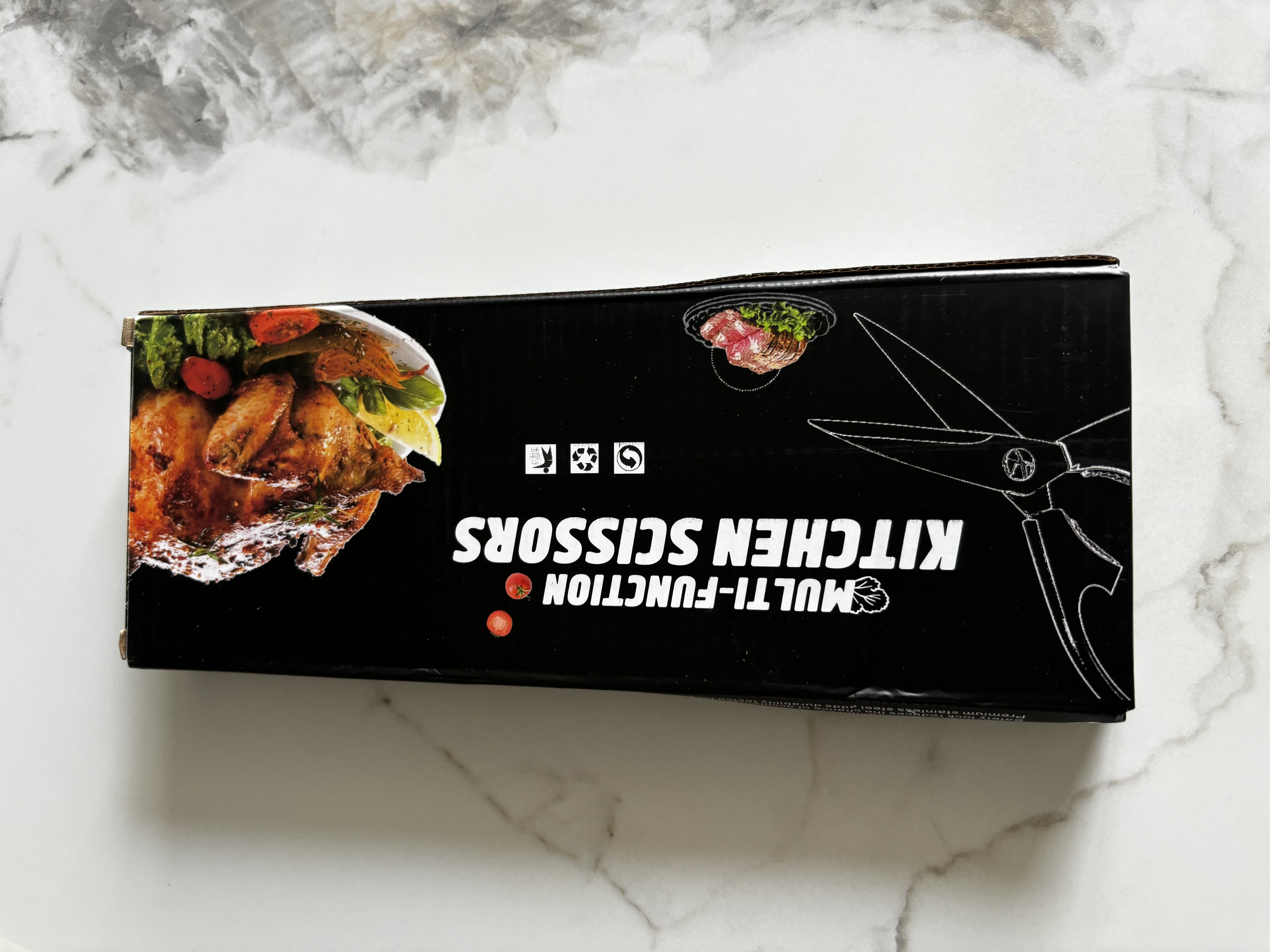 派莱斯（PLYS）厨房剪刀剪子剪骨刀鸡骨剪食物厨房杀鱼多用不锈钢烤肉剪刀 实拍图