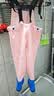 臻佑（Grsaed）儿童下水裤户外玩水服捉鱼赶海半身涉水裤连体鞋防水沙滩淡粉24码 实拍图