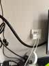 霍尼韦尔（Honeywell）开关插座面板哑光 五孔带双USB+Type-c 15W快充T3白 实拍图