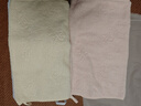 金号纯棉洗脸柔软加厚绣花毛巾3条装A类运动洗脸巾 74*33cm 101g/条 实拍图