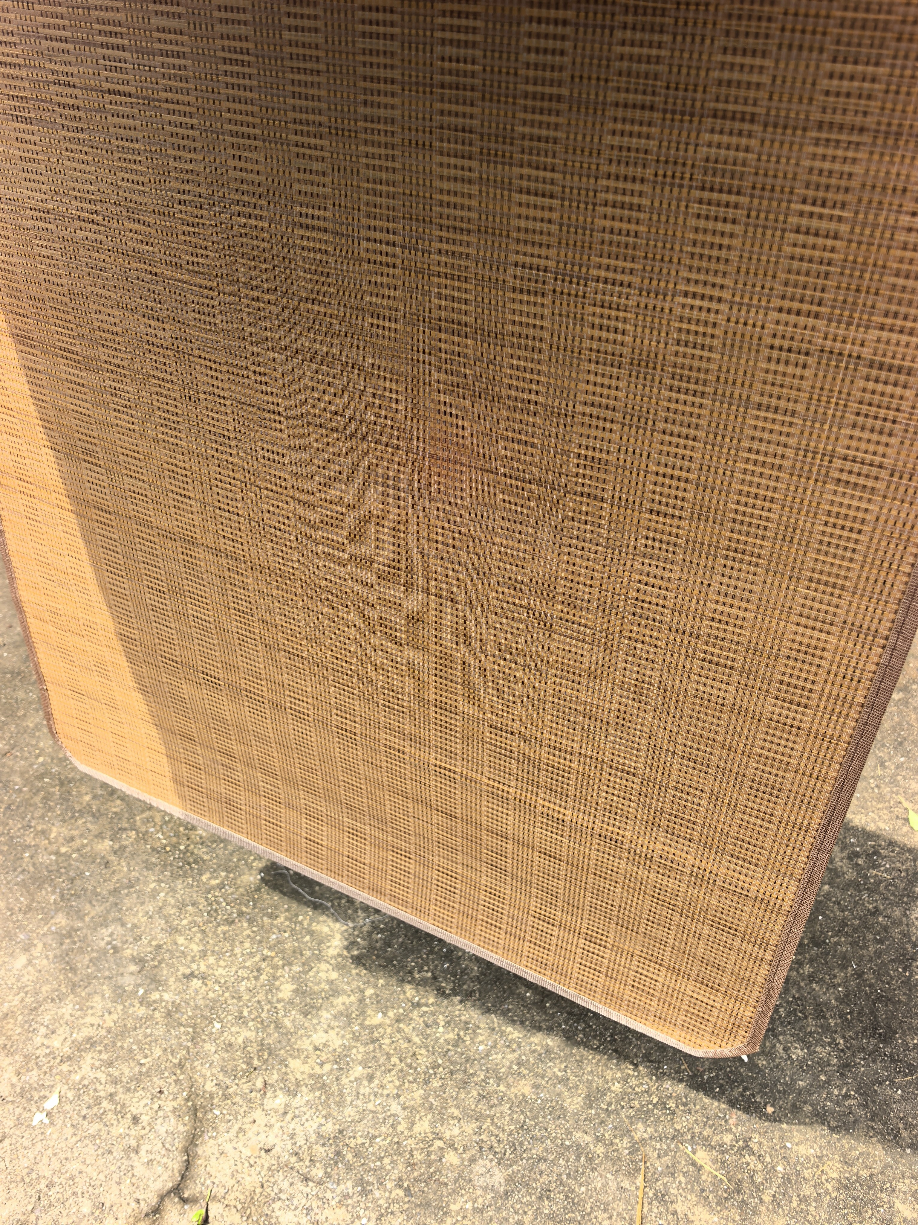 凉席竹席学生宿舍竹凉席90x190单人夏季双面可用上下铺折叠草席子 双面4.0碳化竹席【光滑无毛刺】 90cm*190cm 【单凉席】 实拍图