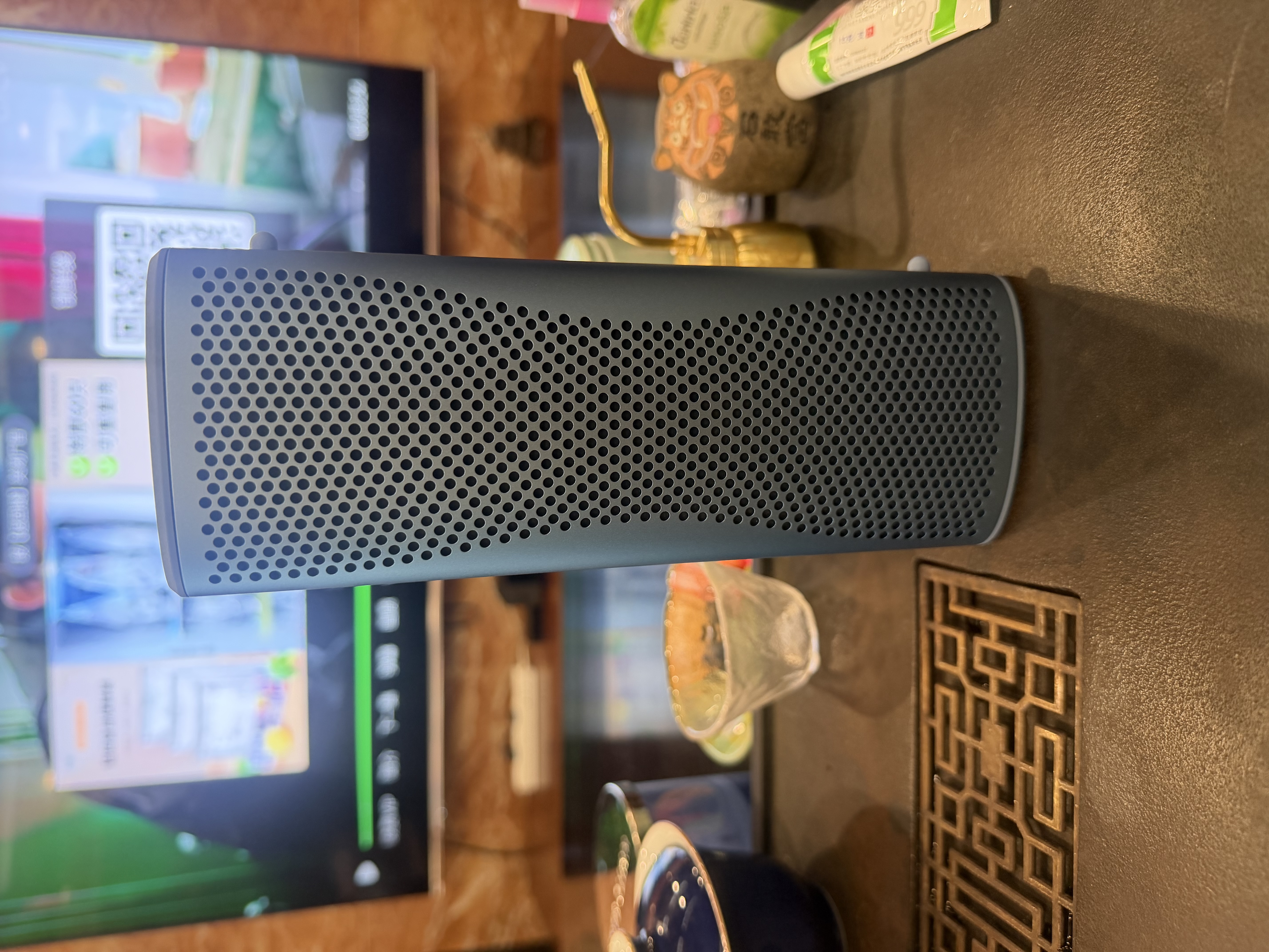 KEF Muo全新款无线蓝牙便携音响 户外防尘防水音箱家用HiFi长续航高保真小音响 生日礼物 补贴 幻影蓝 实拍图