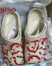 名创优品（MINISO）洞洞鞋女夏季外穿沙滩凉鞋防滑厚底踩屎感脚包头凉拖鞋骨色38-39 实拍图