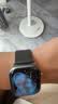 Apple/苹果 Watch S11 智能手表GPS+蜂窝款46毫米深空灰色铝金属表壳黑色运动型表带S/M MFDD4CH/B 实拍图