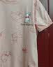 浪莎女士睡衣女夏季薄款短袖七分裤棉质套头圆领可外穿家居服 实拍图