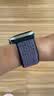 苹果 Apple Watch Series 11/10/9/8/7代原装运动硅胶/耐克表带通用版 全新 44-46mm 大紫竹色Nike回环表带 正品保障 实拍图