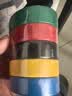 3M 150#电工绝缘胶带防潮耐酸碱 电气装修阻燃 多色混装18mm*10m*0.13mm 1桶（5卷）（1500升级款） 实拍图