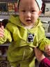G.duck童装婴儿衣服春秋季2026新款新生儿连体衣兔子刺绣冲锋衣外出服宝 LZ25107绿色(偏小，建议选大一码) 90cm 尺码1~2岁【 80-90cm】 实拍图