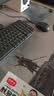 罗技（Logitech）MK106 键鼠套装 有线键鼠套装 办公键鼠套装 电脑键盘 紧凑型 黑色 实拍图