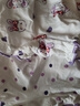 贝瑞加（Babyprints）宝宝内裤4条装女童平角短裤小女孩纯棉面包裤柔软打底裤 紫兔110 实拍图