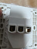 西门子（SIEMENS）开关插座 嵌入式插座 10A五孔可调节深度冰箱隐藏插座 雅白色 实拍图