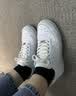 耐克NIKE女子空军一号AF1 百搭高中生运动鞋DH2920-111白37.5 实拍图