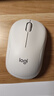罗技（Logitech）M221 轻音鼠标 无线鼠标 办公鼠标 对称鼠标 带无线微型接收器 米白色 实拍图