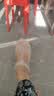 XGGC洞洞鞋女夏外穿软底厚底拖鞋果冻鞋防滑沙滩鞋护士凉鞋 牡蛎金36 实拍图