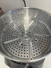 美的（Midea）钛陶电炒锅 电蒸锅宿舍煮锅炒菜专用分体式家用多功能一体电火锅煎锅5.5L多用途锅HCG3218S配蒸笼 实拍图