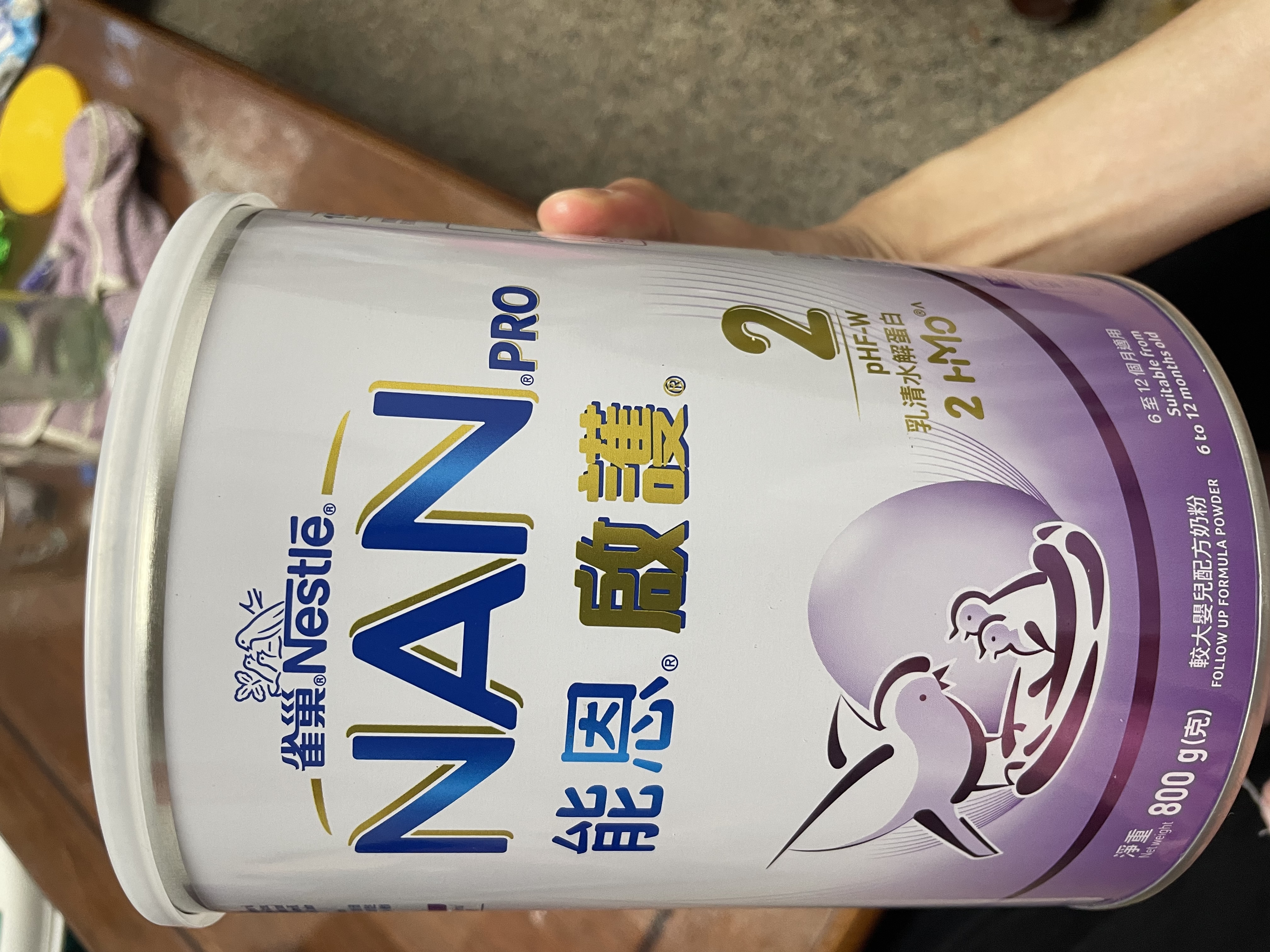 雀巢（Nestle）能恩启护港版适度水解婴幼儿奶粉2段800g/罐6-12个月低敏免疫力 实拍图