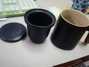 京东京造茶杯便携式黑陶茶泡茶壶茶杯功夫茶具办公杯随身茶壶容量400ml 实拍图