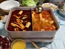 美的（Midea）电火锅鸳鸯锅电煮锅火锅专用锅多功能锅料理烤肉锅分体式多功能一体电锅0氟钛陶HGS352866S 实拍图