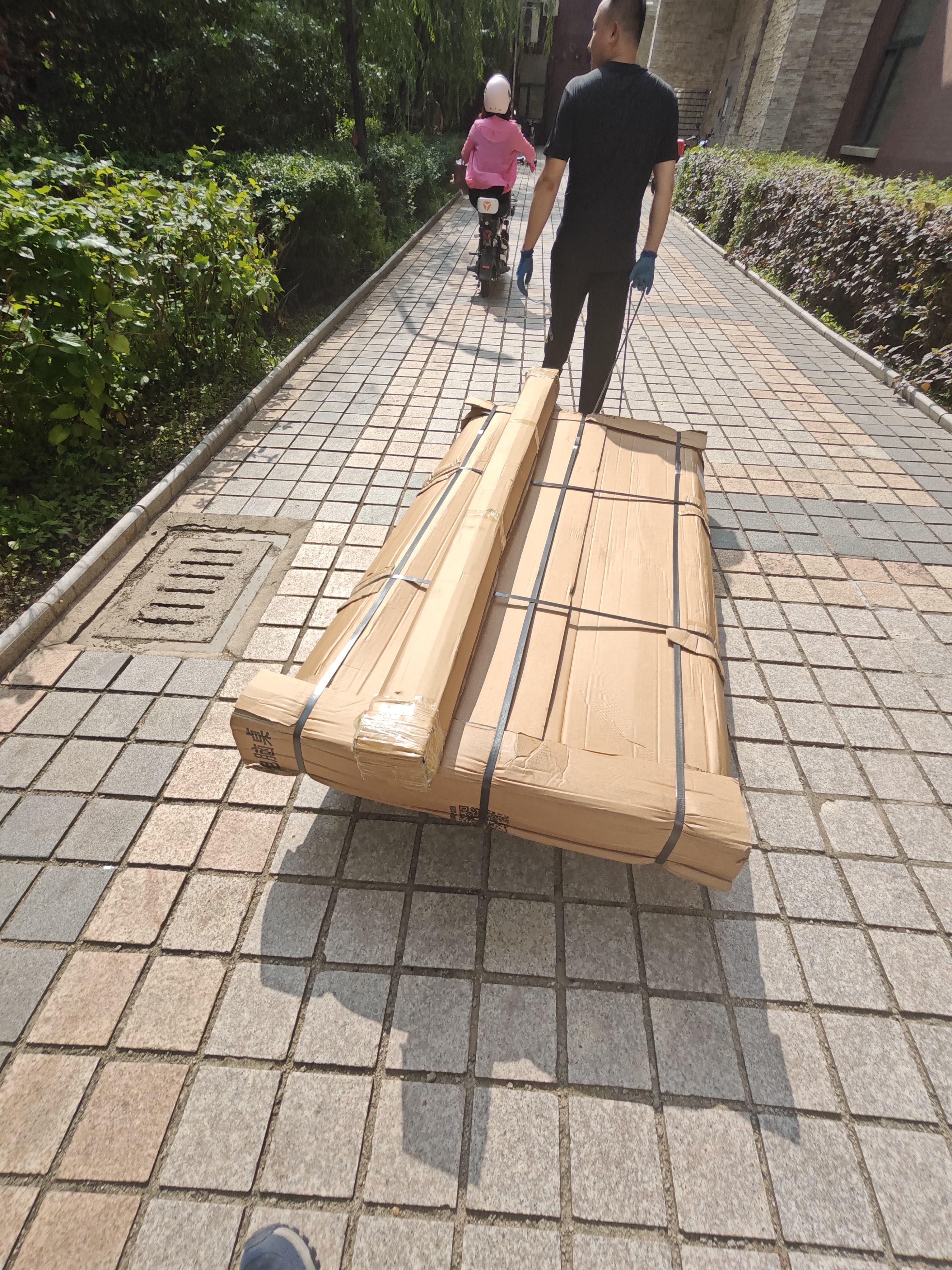 科虎床铁艺床主卧大床双人床铁架床1.5x2米软包床 Tst50-F黑 1.8*1.9/2.0m【默认2.0】 实拍图