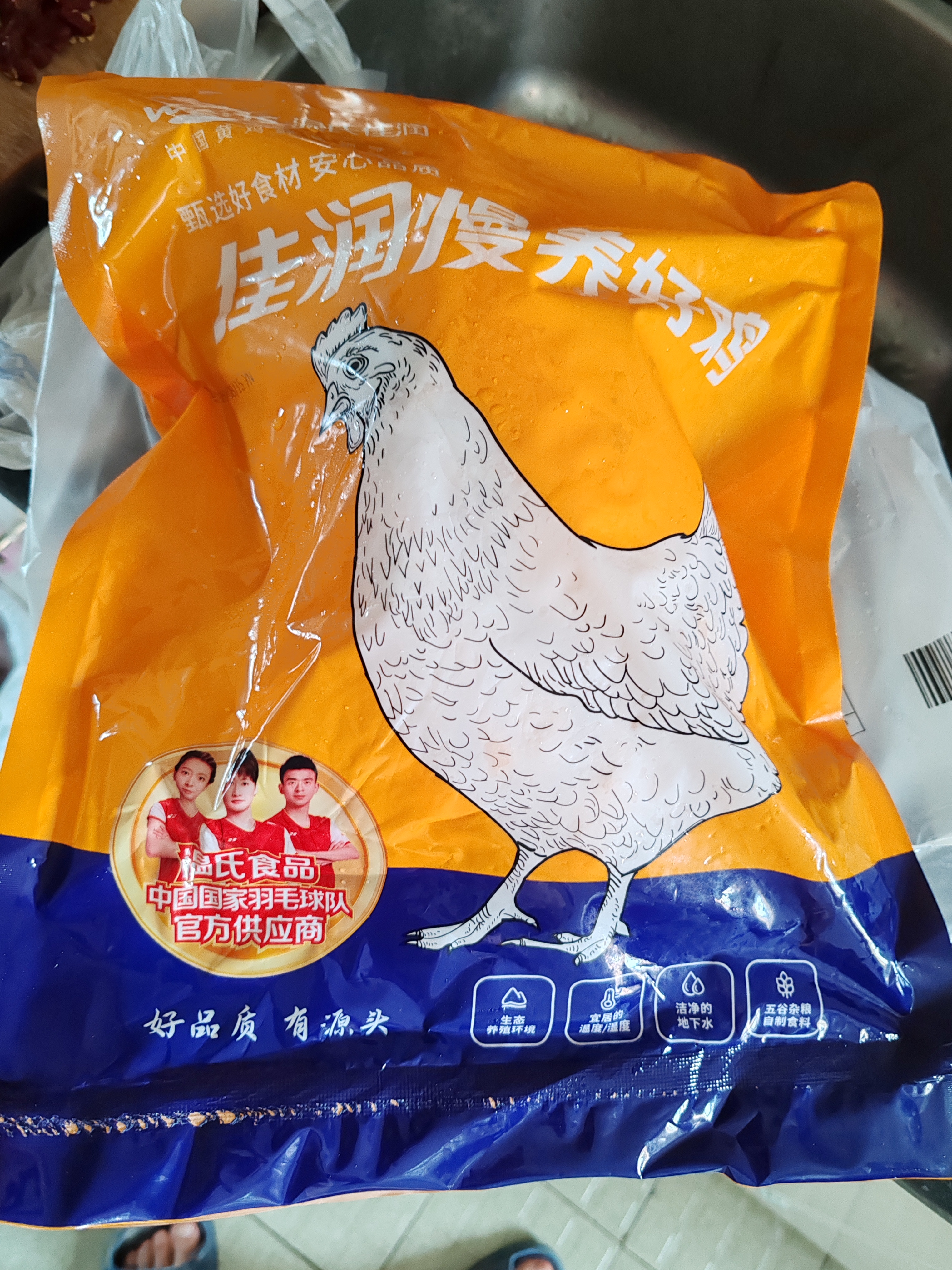 温氏供港黑脚土公鸡净重3.2斤 135天莫氏鸡煲同款食材 冷冻散养土鸡 实拍图