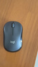 罗技（Logitech）M220 轻音鼠标 无线鼠标 办公鼠标 对称鼠标 带无线微型接收器 灰黑色 实拍图