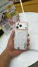 暴走【热销霸榜】适用iphone17promax手机壳苹果17promax手机壳磁吸柔砂肤感透色轻薄简约撞色硬壳雾白 实拍图