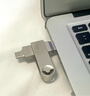 华硕（ASUS）a豆128GB USB3.2Gen 1金属旋转U盘时尚耐用太空银 商务必备学习办公投标电脑通用U300系列 实拍图