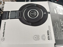 铁三角（Audio-technica）ATH-M40x 专业监听头戴式耳机 单耳监听直播音乐剪辑听书 实拍图