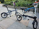 大行（DAHON） 412折叠自行车14英寸单速超轻迷你铝合金学生成人单车BYA412 黑色 实拍图