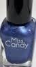 Miss Candy健康显白7ml指甲油免烤快干可撕拉蓝色系猫眼脚美甲 宝石蓝 实拍图