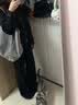 Shelley Jones黑色微喇牛仔裤男夏季美式高街vibe薄款弯刀cleanfit修身弹力显瘦 B221-LK25596黑色 【高品质】 XL 体重130-145斤 实拍图
