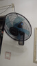 美的（Midea）【五叶飓风】工业遥控壁扇/挂壁式商居两用金属扇120°广角摇头定时电风扇工厂通风吊扇 FW40-11AR 实拍图