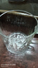 乐美雅玻璃杯带把手茶杯钢化玻璃咖啡杯高颜值大容量条纹杯500ml*2 实拍图