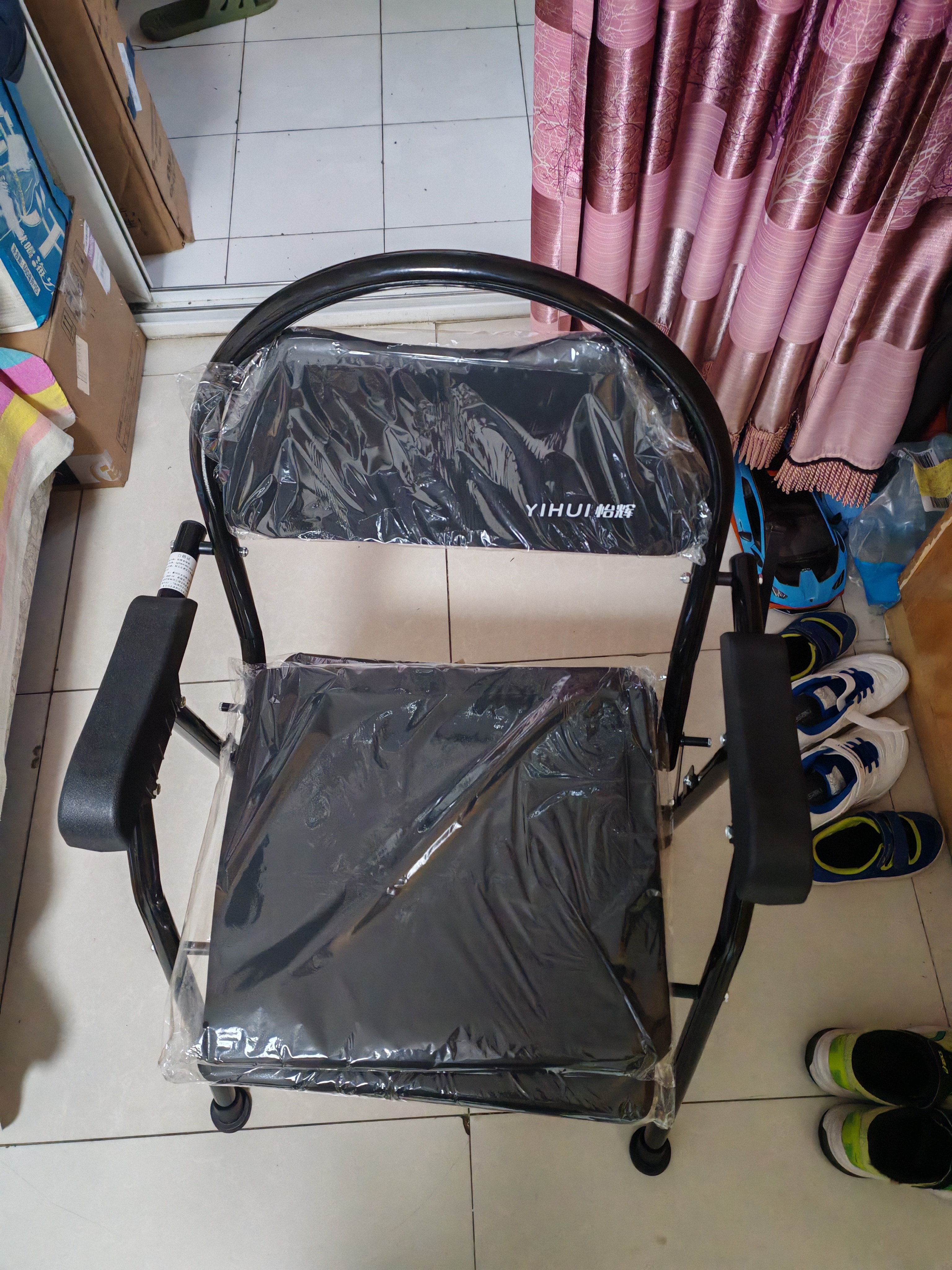 怡辉（YIHUI）坐便椅老人专用坐便座椅坐便器家用结实大便厕所移动坐便器式马桶 实拍图