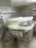 禧天龙冰箱保鲜盒食品级糙米饭分装盒杂粮饭密封盒蔬菜水果冷冻盒 6个 实拍图