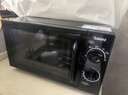 格兰仕（Galanz）家用微波炉20升机械大平板式易清洁均匀加热智能小型迷你速热杀菌旋钮操作简单便捷B1 2026新款优选 黑色 实拍图