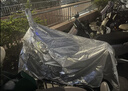 轩沁轩香电动车车衣车罩摩托车防晒防雨罩电瓶车防尘罩踏板自行车雨衣盖布 M适用车长【1.5m-1.7m】 实拍图