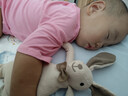 澳贝（auby）婴幼儿玩具凉感小兔安抚巾玩偶阿贝贝哄睡神器新生儿满月礼物 实拍图