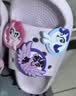 小马宝莉儿童拖鞋女夏款中大童软底防滑马年宝宝凉拖鞋 圆标紫  190码 实拍图