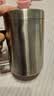 美厨（MAXCOOK）316不锈钢水杯 双层泡茶杯口杯儿童学生带盖手柄400ml  MCB1112 实拍图