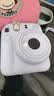 富士（FUJIFILM）instax  mini12 一次成像 立拍立得相机 mini12 绣球蓝 套餐一（官方标配+白边相纸10张） 实拍图