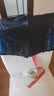 李宁（LI-NING）泳裤男士宽松游泳裤高档温泉平角泳衣单条123 黑色3XL 实拍图