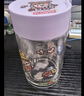 富光玻璃杯高硼硅玻璃水杯子女生便携牛奶咖啡刻度高颜值茶杯330ml 实拍图