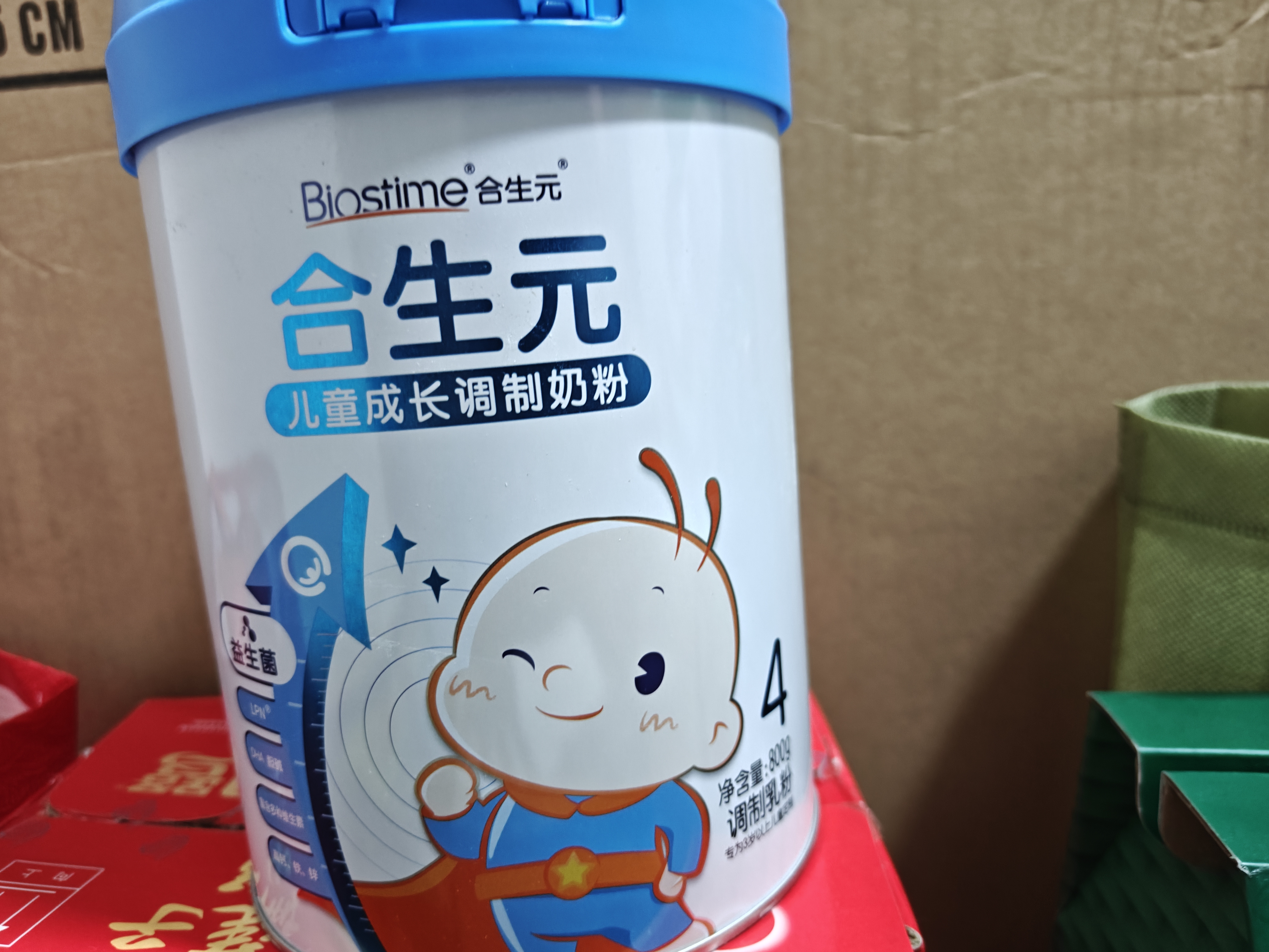 合生元（BIOSTIME）儿童成长奶粉(3岁以上)800g*1罐 儿童奶粉增强免疫力/10倍益生菌 实拍图