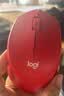 罗技（Logitech）M280 M275无线鼠标 笔记本电脑商务办公鼠标人体工学鼠标USB右手鼠标舒适多彩 带无线2.4G接收器 【马到成功】M280新年红 实拍图