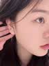 BJYLS999纯银针雪花耳钉女养耳洞流苏耳线足银针耳环2026轻奢高级耳饰 【999足银耳链】雪花耳线一对 实拍图