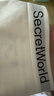 秘密世界（SecretWorld）女士内裤女纯棉加长档10A抑菌无痕透气低腰性感运动风三角短裤头 实拍图