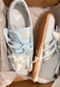 adidas「冰淇淋T头鞋」VS JOG 2.0薄底运动鞋男女阿迪达斯轻运动 浅天蓝/金属银/亮白 (推荐女生选小半码)   39 实拍图