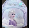迪士尼（Disney）幼儿园书包3-6岁轻便可爱高颜值小包透气抑菌女童背包爱莎公主紫 实拍图