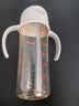 贝亲（Pigeon）自然成长翻盖直饮吸管 大童奶瓶330ml 经典款 18月+  AA278 实拍图